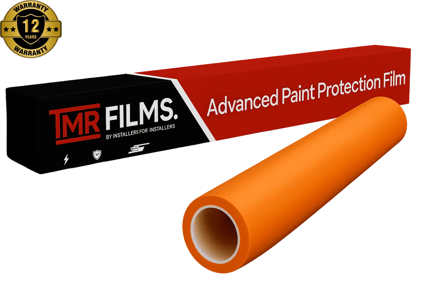 TMR Gloss Orange PPF Roll - Gloss Finish Film
