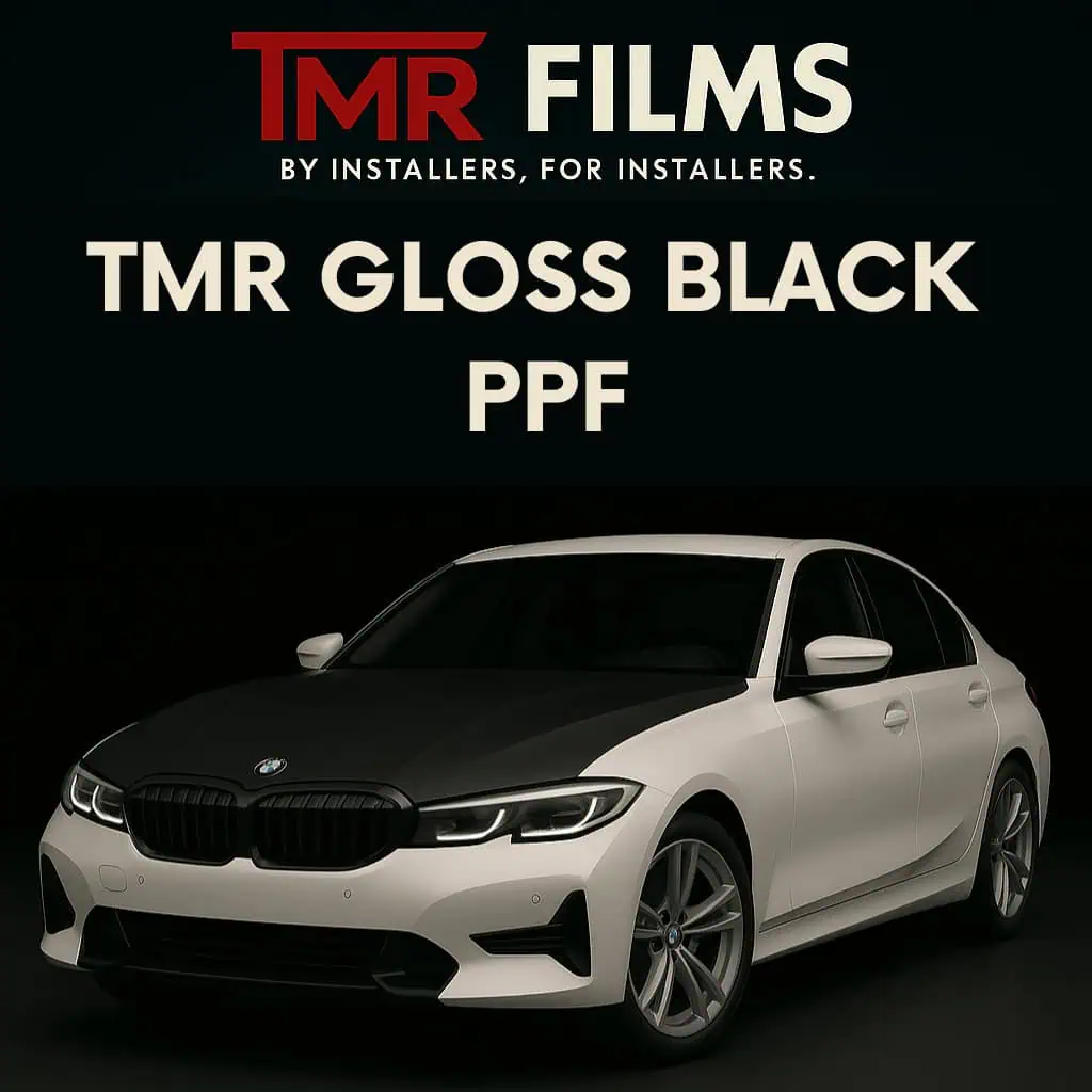 Gloss Black Hood Wrap Example