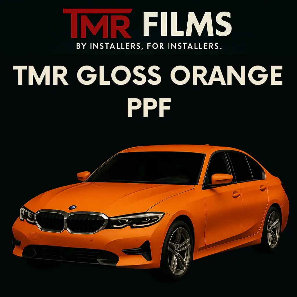 Full Vehicle Wrap with TMR Gloss Orange PPF